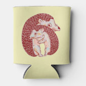 Rafraîchisseur Pour Canette Hérisson enlacé (Devant)