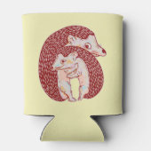 Rafraîchisseur Pour Canette Hérisson enlacé (Dos)