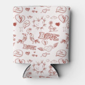 Rafraîchisseur Pour Canette Heureuse Sainte-Valentin (Devant)