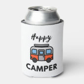 Rafraîchisseur Pour Canette Heureux Camper pour ceux qui aiment le camping (Can devant)