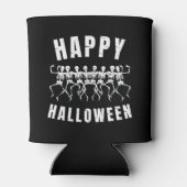 RAFRAÎCHISSEUR POUR CANETTE HEUREUX HALLOWEEN DANSER SKELETONS (Dos)