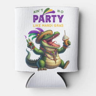 Rafraîchisseur Pour Canette Heureux Mardi Gras Alligator