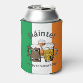 Rafraîchisseur Pour Canette HEUREUX ST PATRICK'S DAY Cartoon Beers Sláinte! (Can Dos)