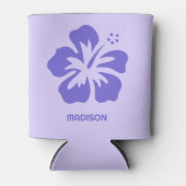 Rafraîchisseur Pour Canette Hibiscus de nom personnalisé (Devant)