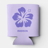 Rafraîchisseur Pour Canette Hibiscus de nom personnalisé (Dos)