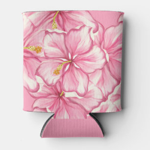 Rafraîchisseur Pour Canette Hibiscus & dentelle PINK