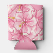 Rafraîchisseur Pour Canette Hibiscus & dentelle PINK (Dos)