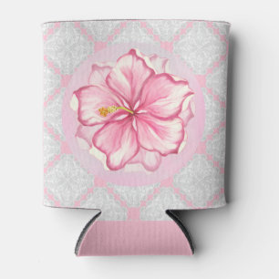 Rafraîchisseur Pour Canette Hibiscus & dentelle PINK