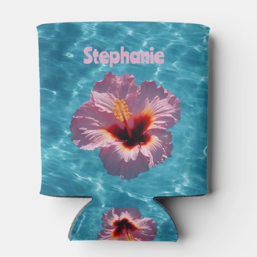 Rafraîchisseur Pour Canette Hibiscus été (Dos)