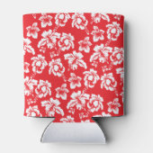 Rafraîchisseur Pour Canette Hibiscus rouge hawaïen Impression florale (Dos)