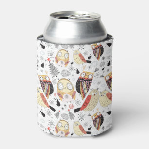 Rafraîchisseur Pour Canette Hibou drôle de texture