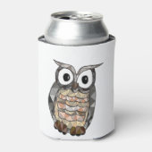Rafraîchisseur Pour Canette hibou géométrique (Can devant)