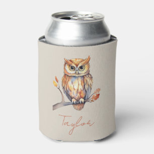 Rafraîchisseur Pour Canette Hibou Personnalisé