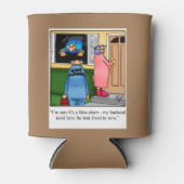 Rafraîchisseur Pour Canette Hilarious Mari / Plomber Humour peut refroidir (Devant)