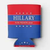 RAFRAÎCHISSEUR POUR CANETTE "HILLARY FOR PRISON 2016" (Dos)