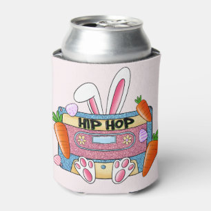 Rafraîchisseur Pour Canette Hip-Hop Lapin de Pâques Mixtape - Cassette Rétro