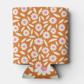 Rafraîchisseur Pour Canette Hippie Rétro Fleur Daisy Mariage Shower   (Dos)