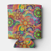 Rafraîchisseur Pour Canette Hippie Super Techno Psychedelic Thunder_Cove (Dos)