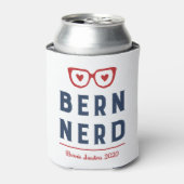 Rafraîchisseur Pour Canette Hipster Bern Nerd | Funny Bernie Sanders 2020 (Can devant)