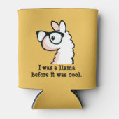 Rafraîchisseur Pour Canette Hipster Llama (Devant)