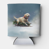 Rafraîchisseur Pour Canette hiver de Noël du Labrador (Devant)