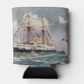 Rafraîchisseur Pour Canette HMS inflexible en fer cuirassé 1876 (Dos)