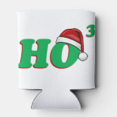 Rafraîchisseur Pour Canette Ho 3 (Cube) Humour de Noël (Dos)
