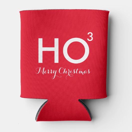 Rafraîchisseur Pour Canette Ho Cubed Funny Christmas (Devant)