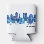 Rafraîchisseur Pour Canette Hoboken New Jersey Skyline Blue (Dos)