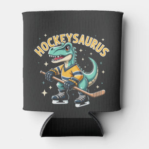 Rafraîchisseur Pour Canette Hockeysaurus Dinosaure de hockey sur glace Amateur