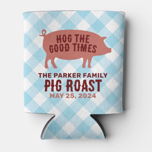 Rafraîchisseur Pour Canette Hog the Good Times Pig Roast (Devant)