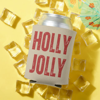 Rafraîchisseur Pour Canette Holly Jolly Retro Family Christmas Matching