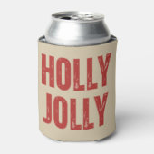 Rafraîchisseur Pour Canette Holly Jolly Retro Family Christmas Matching  (Can devant)