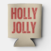 Rafraîchisseur Pour Canette Holly Jolly Retro Family Christmas Matching  (Devant)