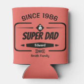 Rafraîchisseur Pour Canette Hommage au super héros (Dos)