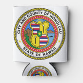 Rafraîchisseur Pour Canette Honolulu Hawaii (Devant)