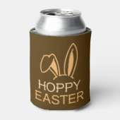 Rafraîchisseur Pour Canette Hoppy Hare Khaki Pâques Cooler de boisson (Can devant)