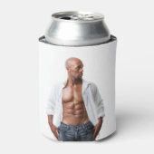 Rafraîchisseur Pour Canette Hot Guy Nice Pecs Musical Abs Beach Shirless (Can devant)