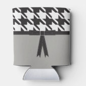 Rafraîchisseur Pour Canette Houndstooth moderne (Dos)