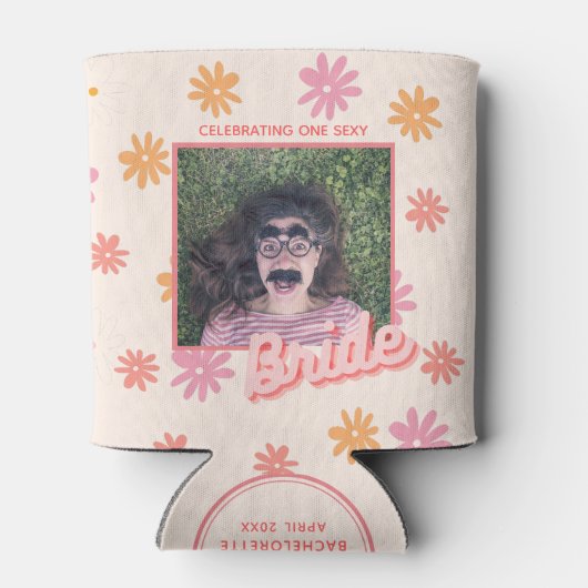 Rafraîchisseur Pour Canette Housse isotherme rose pour canette pour l'enterrem (Dos)