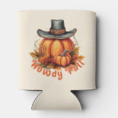 Rafraîchisseur Pour Canette Howdy Fall - Vibes d'automne rustiques (Dos)