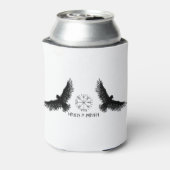 Rafraîchisseur Pour Canette Hugin & Munin | Vegvisir | Odins Raben | schwarz (Can Dos)