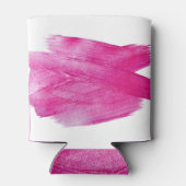 Rafraîchisseur Pour Canette Huile rose chatoyante : Aquarelle Abstraite (Dos)