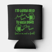 Rafraîchisseur Pour Canette Humour à boire de la bière (Dos)