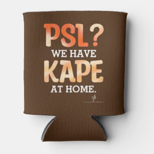 Rafraîchisseur Pour Canette HUMOUR café d'automne PSL vs Kape Filipino