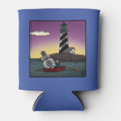 Rafraîchisseur Pour Canette Humour de gardien de phare peut refroidir (Devant)