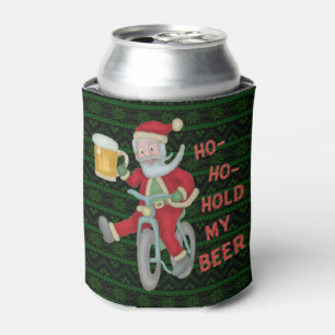 Rafraîchisseur Pour Canette Humour drôle de bière du père noël de Noël d