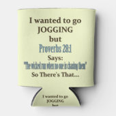 Rafraîchisseur Pour Canette Humour Jogging (Devant)