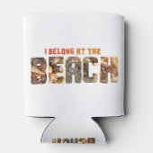 Rafraîchisseur Pour Canette I Belong at the Beach Shell Shirt (Dos)