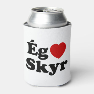 Rafraîchisseur Pour Canette I Heart (Love) Skyr [Ég Elska Skyr] Islandais